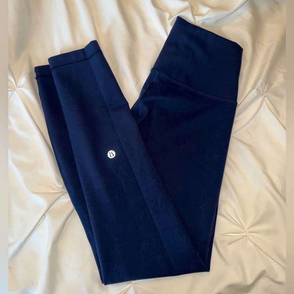 Lululemon True Navy Wunder Train Leggings